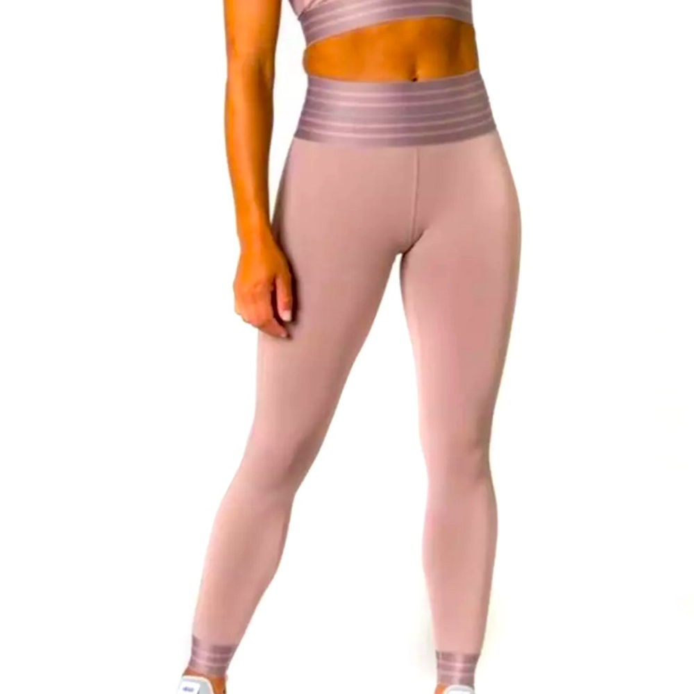 BELOFORTE Dusty Rose color Stella Legging Size Small Excellent High Quality Gym
